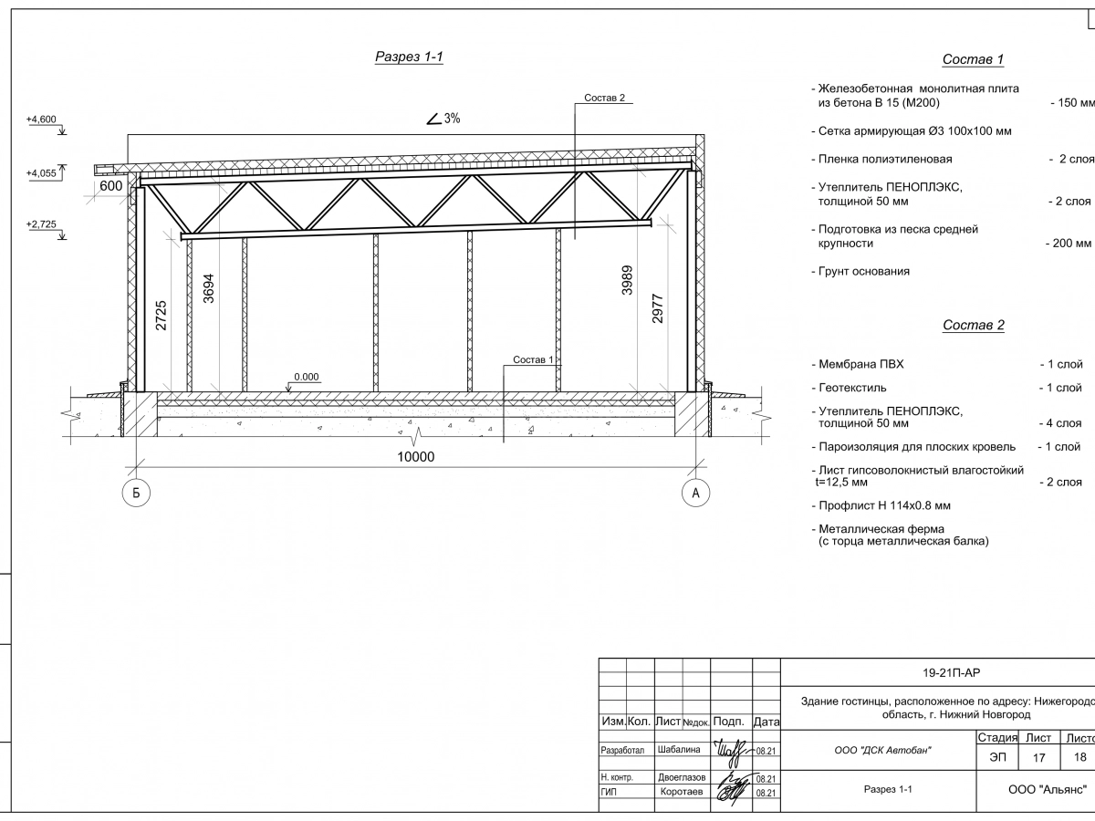 3D визуализация Проект гостиницы из сэндвич-панелей - фото 18