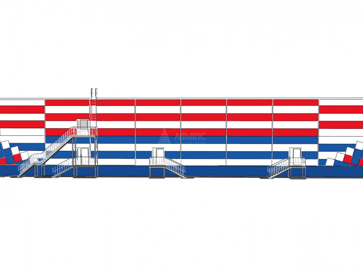 3D визуализация Магазин из сэндвич-панелей - фото 17