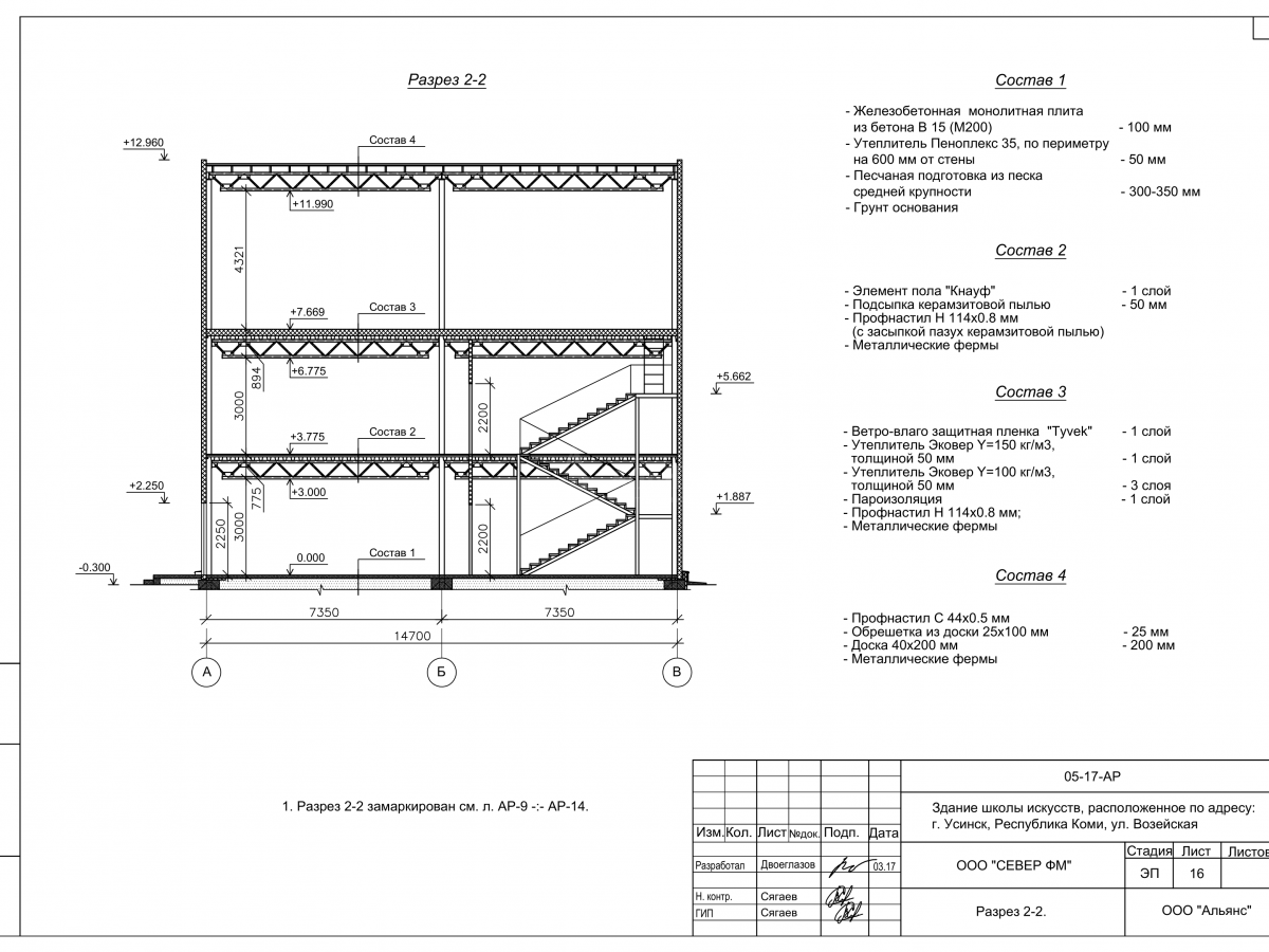 Планировка Школа искусств из сэндвич-панелей -  фото 11