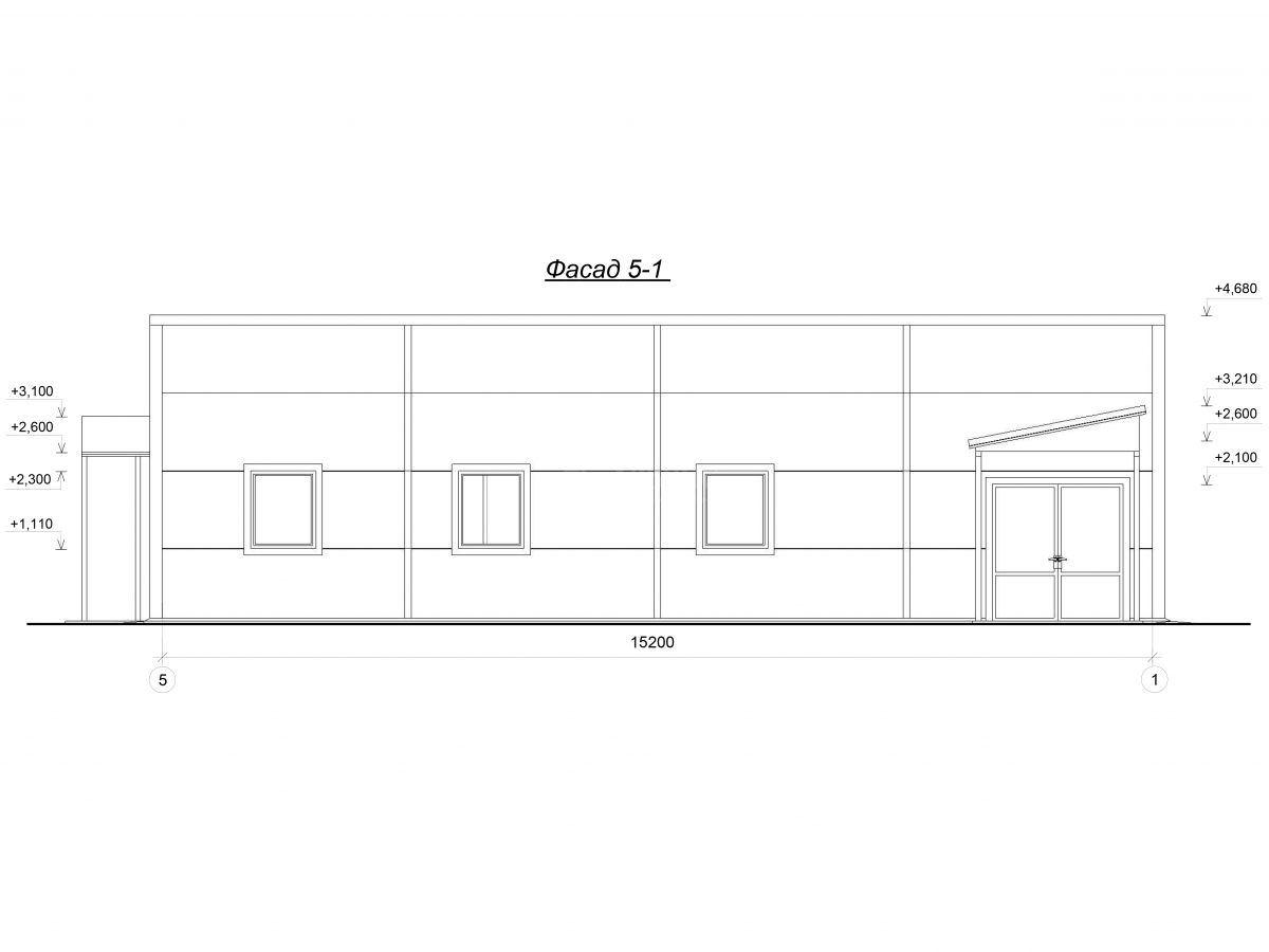 Планировка Контрольно-пропускной пункт из сэндвич-панелей -  фото 4