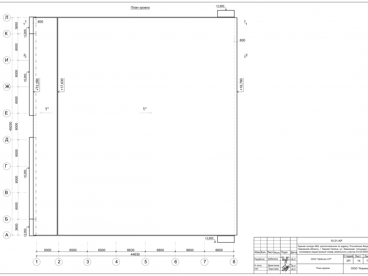 Планировка Склад-ангар из сэндвич-панелей -  фото 11