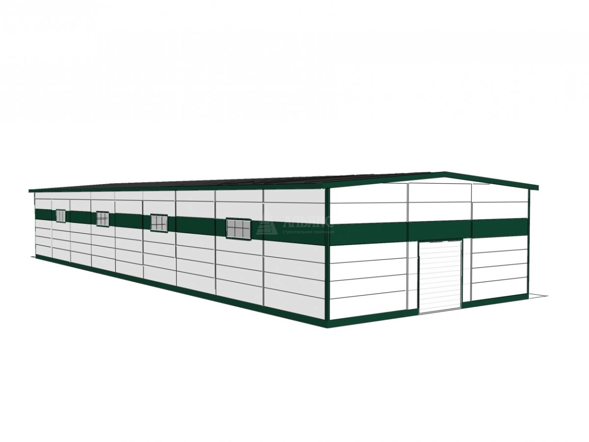 3D визуализация СТО из сэндвич-панелей - фото 11